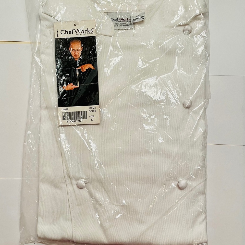CHEF WORKS HENRI EXECUTIVE CHEF COAT SIZE 42